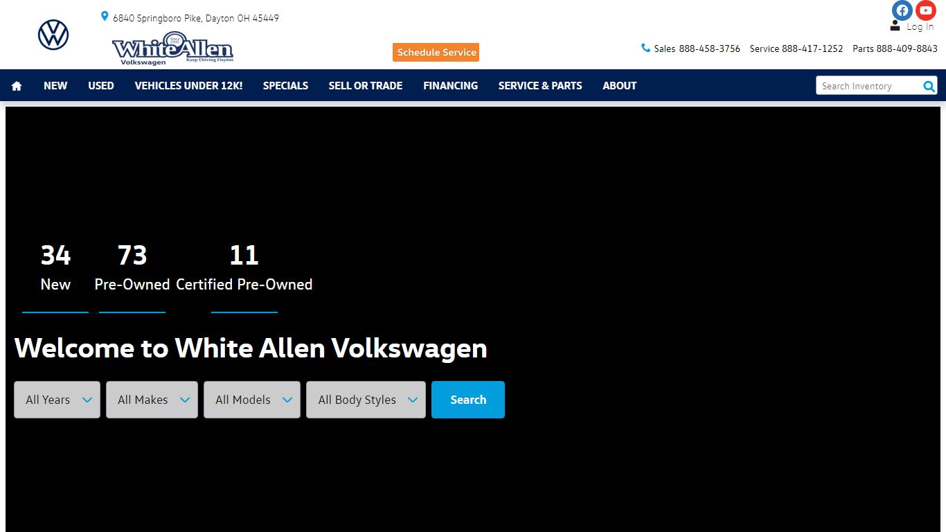 New and Used Volkswagen dealership in Dayton OH | White Allen Volkswagen