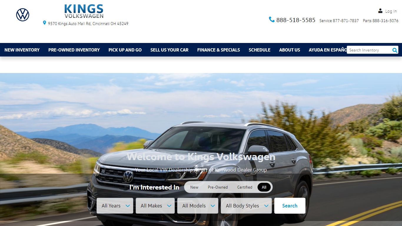 Cincinnati's Kings Volkswagen | New & Used VW Car Dealer